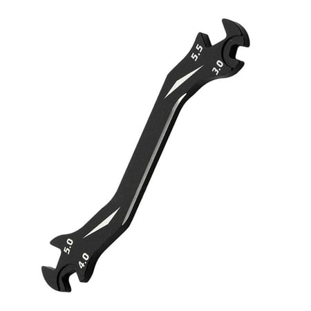 

Aluminum Alloy RC Car Screw Wrench RC Crawler Car Repair Tool 3/4/5/5.5mm Black