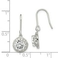 thumbnail image 2 of FB Jewels Sterling Silver CZ Dangle Earrings, 2 of 2