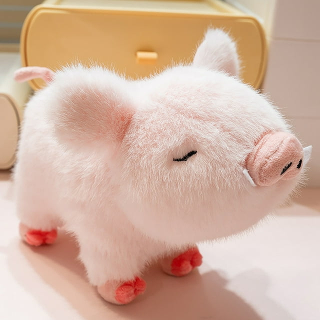 Juguetes de piscina, juguetes para bebés, juguetes para niños pequeños, simulación de jabalí salvaje, lindo regalo, muñeco de peluche.