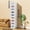 White, variant on 1pc Stackable Shoe Box Organizer - Easy Assembly Shoe Storage Cabinet for Men and Women - Durable Plastic Sneaker Holder with Foldable Design - Perfect for Ramadan Decor and More!
