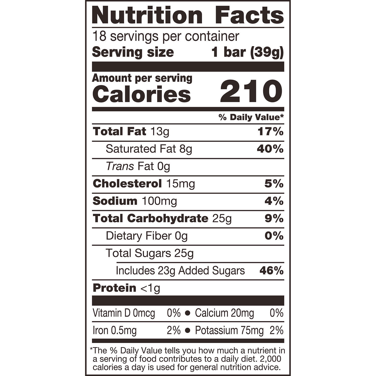 Skor Crisp Butter Toffee and Chocolate Candy, Bars 1.4 oz, 18 Count