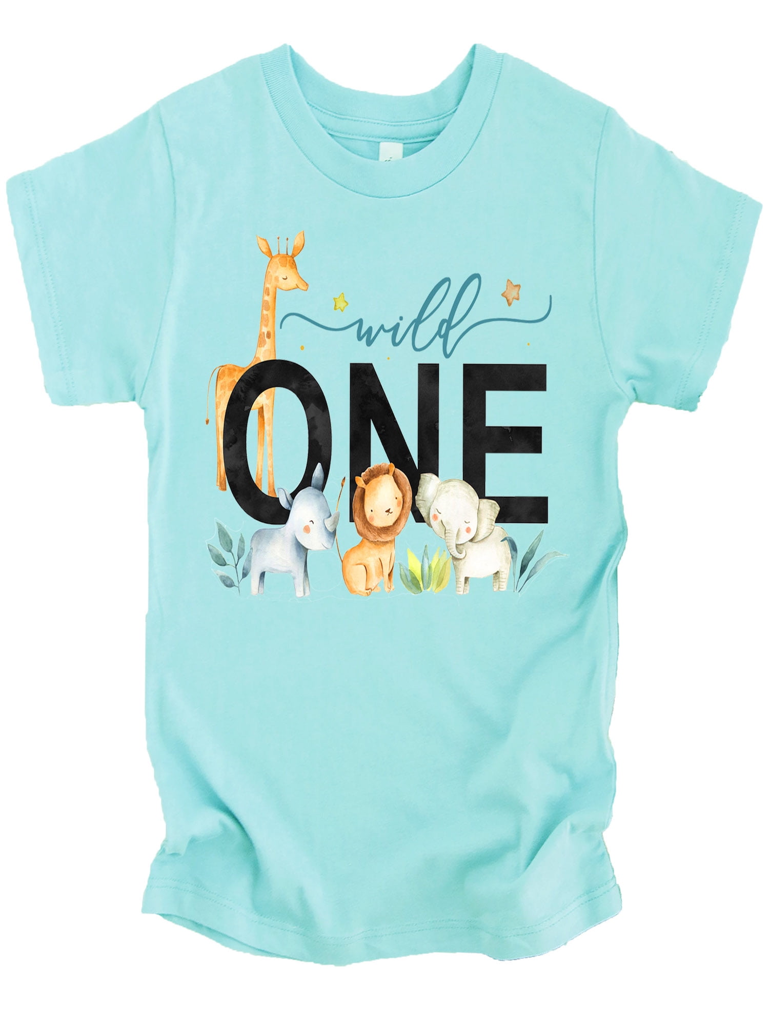 Gå rundt kritiker konstant Wild One Boys 1st Birthday Safari Animal Themed T-Shirts for Baby Boys  Chill Shirt 18 Months - Walmart.com