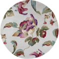 thumbnail image 1 of HomeRoots 353042 5 ft. 6 in. Round Polyester Beige Area Rug, 1 of 1