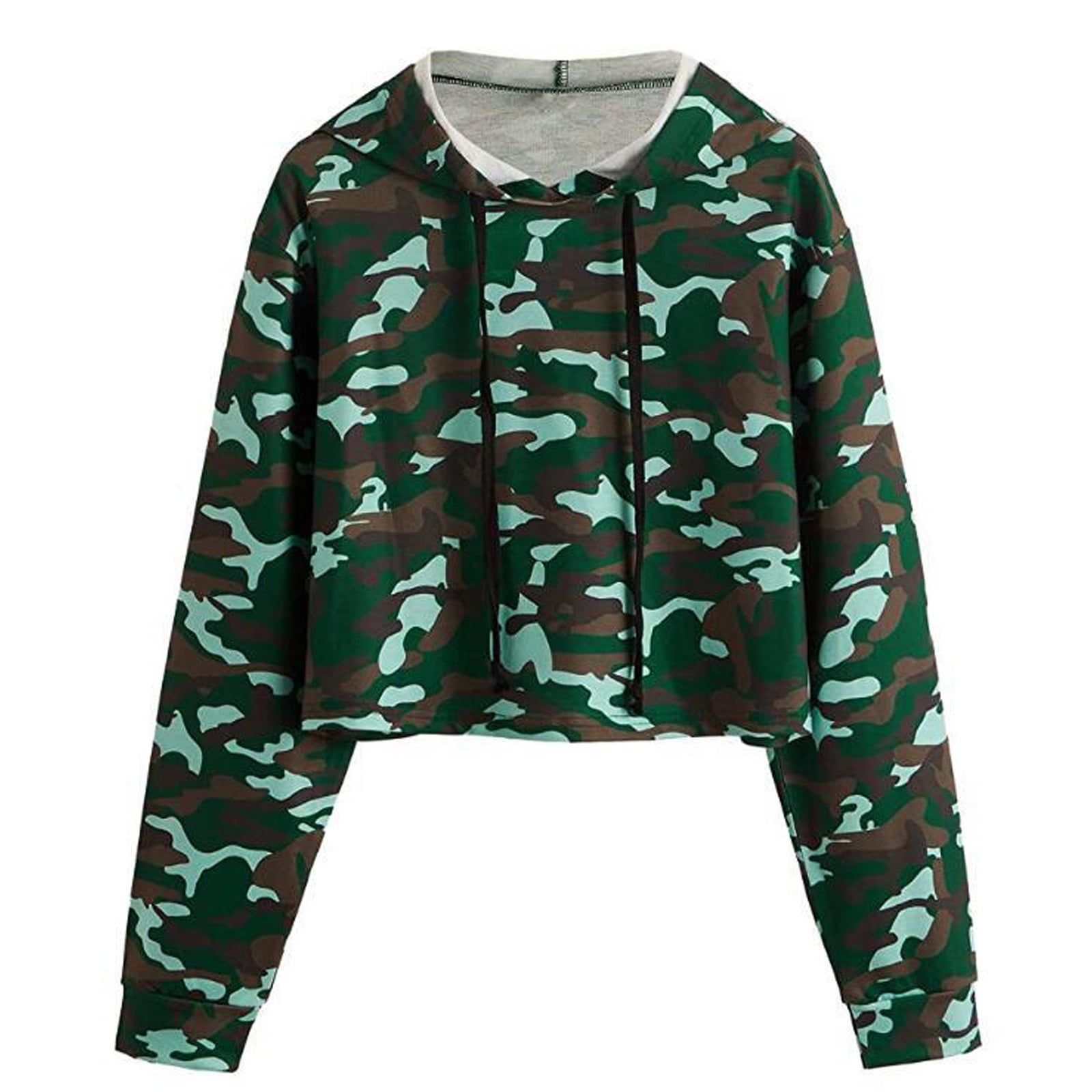 Inkach Women'S Drawstring Camouflage 