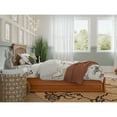 thumbnail image 5 of Everett Twin Platform Bed with Panel Footboard & Twin Trundle in Light Toffee, 5 of 10