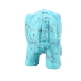 thumbnail image 5 of LYUMO 2inch Natural Jade Carved Elephant Crystal Figurine Home Decoration Furnishing Article, Natural Stone Elephant, Elephant Decoration, 5 of 8