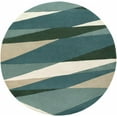 thumbnail image 2 of Hauteloom Jarratt Wool Living Room, Bedroom Area Rug - Modern - Green, Beige - 8' x 10'-Kidney, 2 of 9