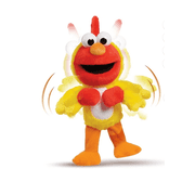 Sesame Street Chicken Dance Elmo Feature 13 Inch Plush, Dancing Plush, Stuffed Animal Baby and Toddler Toys