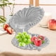 thumbnail image 5 of Frutero Bandeja decorativa para aperitivos Plato de postre de frutas Tazón para servir Fruta portátil Plata S, 5 of 8