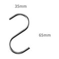 thumbnail image 7 of 10PCS Heavy Duty S-shaped Hooks, Stainless Steel Hanging Hooks, Wall Mounting Solution, Kitchen Accessories for Kitchen, Bathroom, Bedroom, Office, 7 of 7