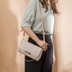 thumbnail image 5 of Bolso pequeño cuadrado a cuadros con estampado retro de moda, bolso bandolera versátil con cadena de un solo hombro blanco, 5 of 5