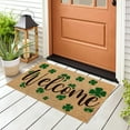 thumbnail image 2 of Four Leaf Funny Welcome Doormat Non-Slip Mat Gift Mat Funny Home Decor Mats For In Door Entrance Door Mat Welcome Mat For Indoor Outdoor Rug And Mat, 2 of 4