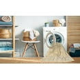 thumbnail image 2 of Ahgly Company Machine Washable Indoor Rectangle Abstract Khaki Gold Area Rugs, 2' x 5', 2 of 7
