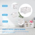 thumbnail image 2 of Retro Wooden Crate Old-fashioned Storage Box Household Sundries Box Wooden Storage Case, 2 of 5