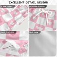 thumbnail image 2 of FORMRS Boys Swim Trunks Quick Dry Mesh Liner Boardshorts Sizes XS-XL, Pink Checkered Heart, 2 of 7