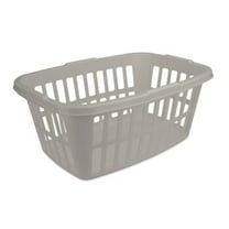1.5 Bushel Gray Laundry Basket - Bedroom/Bathroom Clothes Hamper