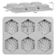thumbnail image 5 of Regalo creativo para hacer jabón, manualidades con arcilla polimérica de resina: moldes de silicona con forma de panal hexagonal, flexibles y reutilizables, ideales para la decoración navideña de, 5 of 8