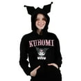 thumbnail image 1 of Hello Sanrio Kuromi Juniors Black Sweatshirt-XXL, 1 of 2