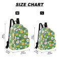 thumbnail image 3 of JIALIOU Mini Backpack Purse for Women Quilted Casual Daypack Small Travel Shoulder Bag, Cute Frog Leaf Flower, 3 of 7