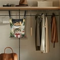 thumbnail image 4 of ZIATUBLE Christmas Cute Cat Clothes Pin Hanging Bag with Hanging Hook Clothespin Holder for Clothesline Pack of 2 Easy to Use Clothes Pin Bag for Outside Stretch Clothes Pins Hanging Bag, 4 of 7