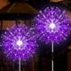 thumbnail image 1 of Lámparas de Fuegos Artificiales Solares JJGoo Paquete de 2 con 120 LED, IP65, Morado, 1 of 7