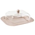 thumbnail image 2 of Zoie + Chloe Stainless Steel Butter Dish with Easy to Hold Lid, 2 of 6