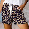 thumbnail image 1 of MKLEKYY Pantalones Cortos De Mezclilla Para Mujer, Con Estampado De Moda, Con Cordón Ajustable, Cintura Elástica, Informales Y Ligeros, Con Bolsillos, 5, 1 of 3