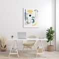 thumbnail image 2 of Stupell Industries Layered Industrial Shapes Modern Abstract Collage Green Yellow Paintings Gallery-Wrapped Canvas Print Wall Art, 30x40, by Grace Popp, 2 of 5