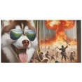thumbnail image 2 of Dog and Sunglasses Boom Forest People 3 Ring Binders 1.5 inch Hardcover File Folders with Interior Pockets A4 Size Organizer for School Office Hospital Set of 2, 2 of 8