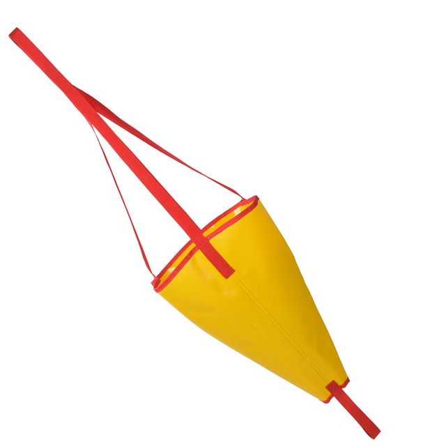 Traction Rope Buoy Sock Sea Anchor, Sea Anchor, Outdoor Use For Canoe Kayak Boat Yellow