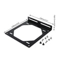 thumbnail image 1 of Fan Bracket 240 Radiator Mounting Bracket Water Cooler for 12/14CM Fan Holder External Computer Case Heatsink Gadget Accessories Blue, 1 of 6