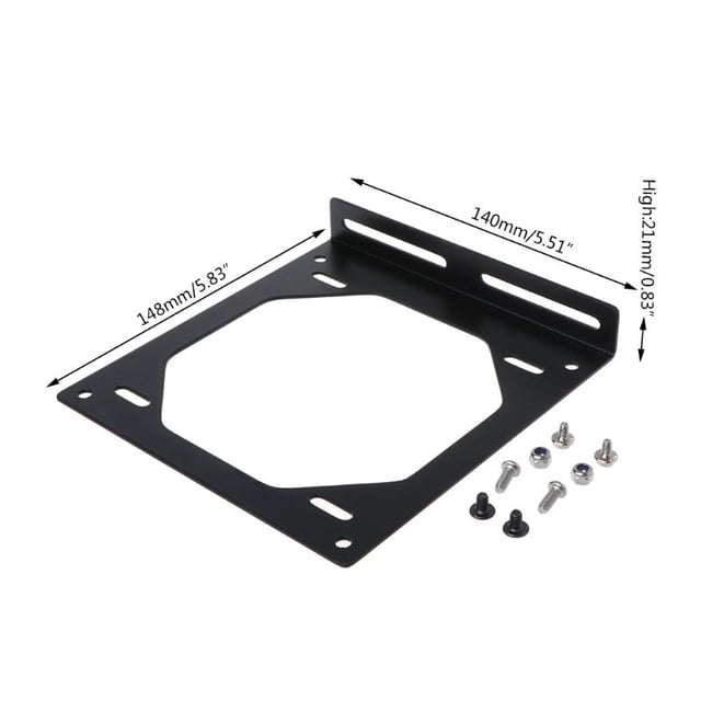 Fan Bracket 240 Radiator Mounting Bracket Water Cooler for 12/14CM Fan Holder External Computer Case Heatsink Gadget Accessories Blue