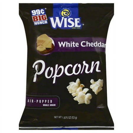 Wise Big Munch Air Popped White Cheddar Popcorn, 1.875 Oz.