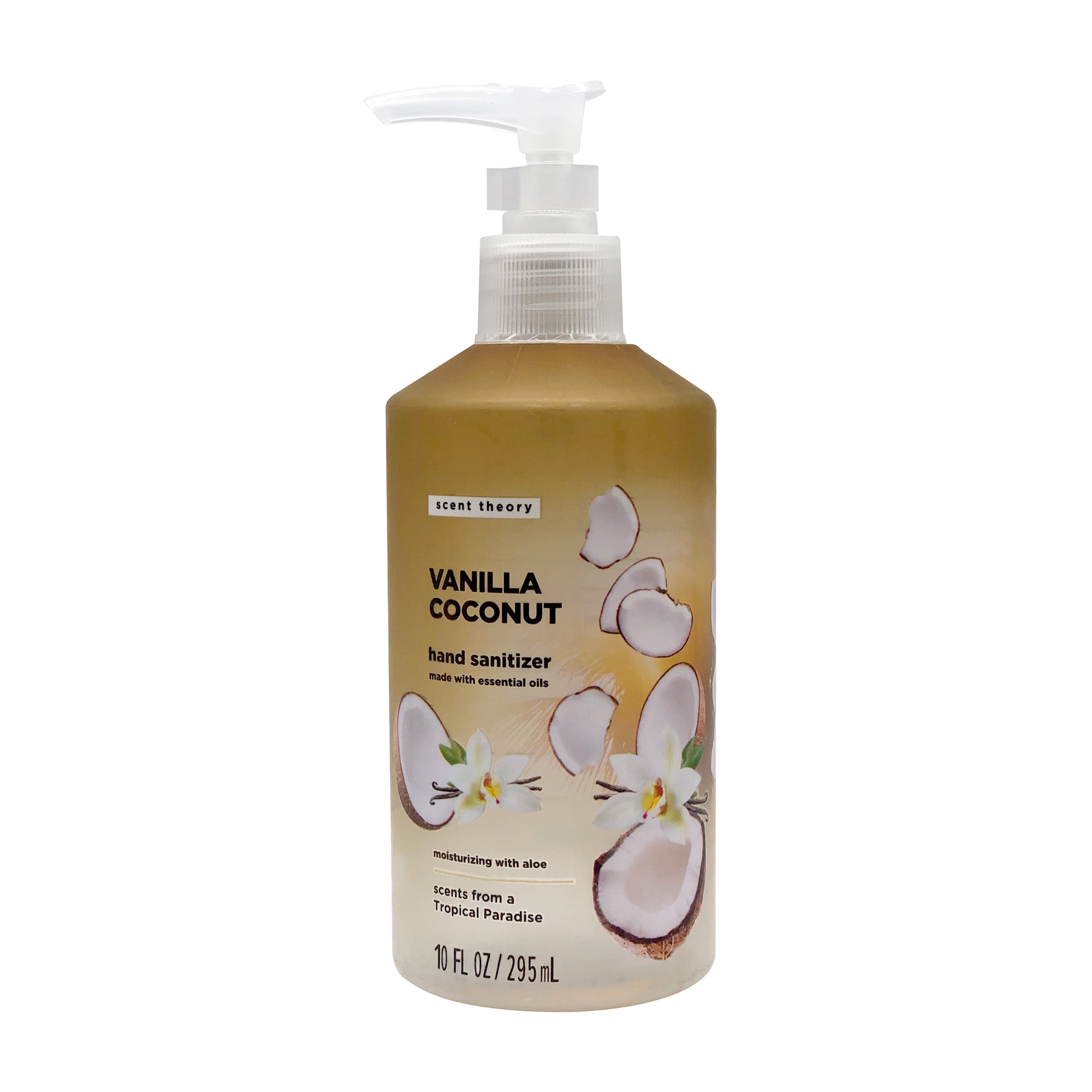 Scent Theory Hand Sanitizer Gel, Vanilla Coconut Antibacterial Gel, 10 fl oz
