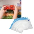 thumbnail image 1 of 10 Pcs Sacs pour Scelleuse sous Vide pour Aliments, Sacs de Compression Transparents en PA PE avec Pompe à Air, Sacs de Congélation sous Vide Polyvalents pour Aliments Cuits, Légumes, Fruits, 1 of 7