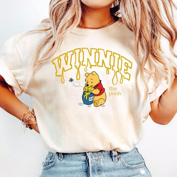 Winnie The Pooh Shirt, Disney Pooh T-Shirt, Cute Pooh Bear Shirts, Classic Pooh Shirts, Retro Winnie The Pooh Shirt, Disney Winnie The Poohs-5Xl Shirt