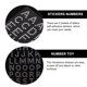 thumbnail image 3 of unbranded Pegatinas Decorativas De Letras Con Diamantes Autoadhesivas Para Proyectos DIY, 3 of 8