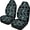 Teal Cactus Geometric Print, variant on Psesaysky Non-Slip Vehicle Seat Covers for SUV, Washable Nonslip Front Seat Cover Polyester 2pcs, Tropical Hummingbird