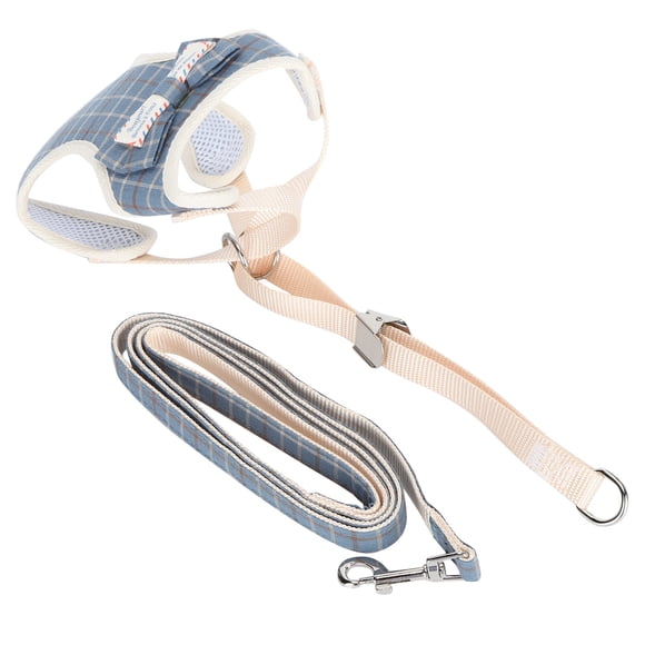 LHCER Cat Leash Breathable Cat Vest Harness With Adjustable Leash Pet Escape-Proof Walking Vest Strap Cat Leash And Harness