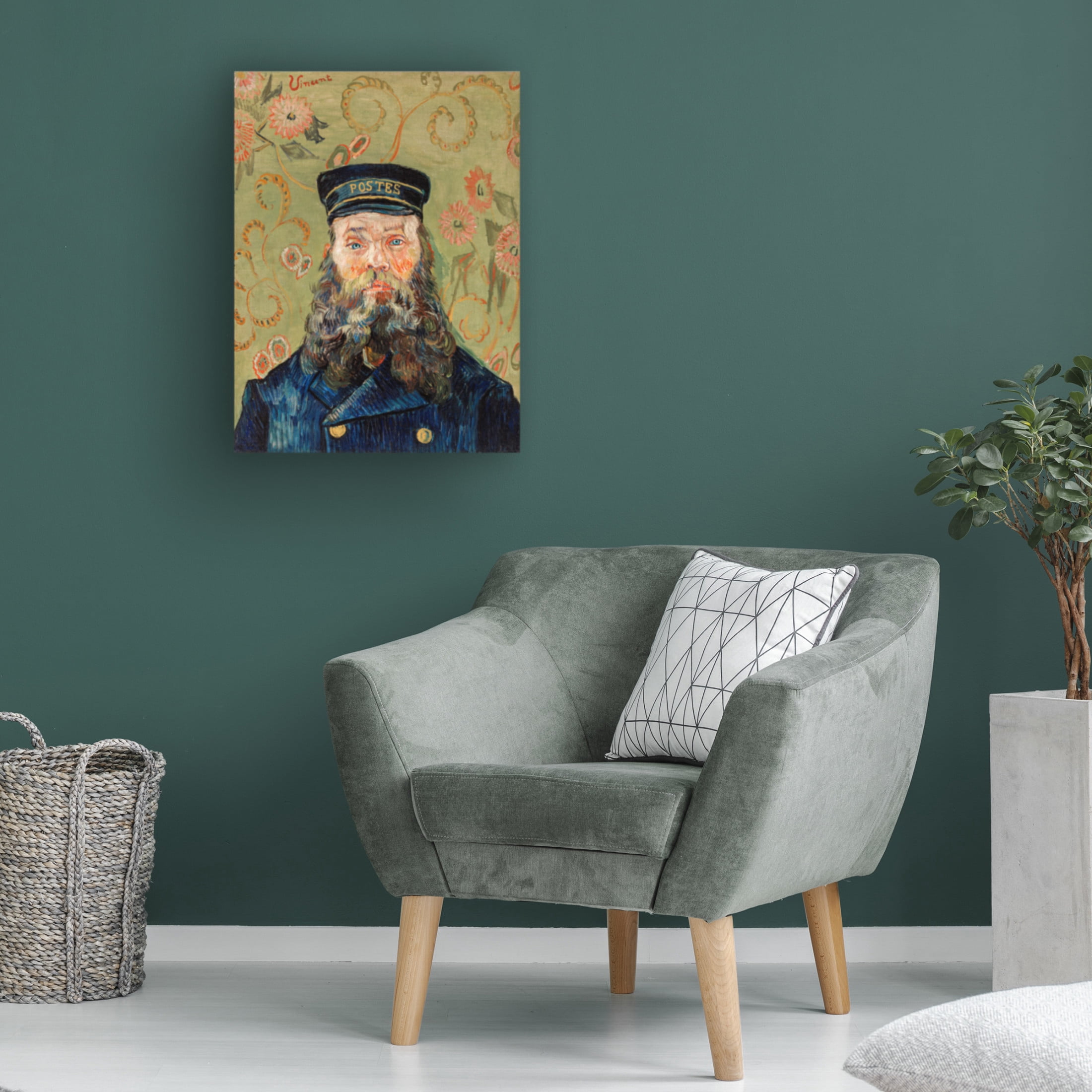Trademark Fine Art Pictufy  The Postman Canvas Wall Art