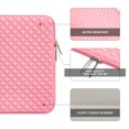 thumbnail image 6 of LLAYOO 16 Inch Laptop Sleeve Diamond Foam Shock Resistant Neoprene Padded Protective Case Fluffy Lining Zipper Cover Carrying Bag Compatible with 16" MacBook Pro Retina Touch Bar A2141(Pink), 6 of 7