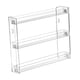 thumbnail image 5 of Organizador de maquillaje de montaje de pared de 3 capas 98x23x122 pulgadas Ligero para los accesorios de paletas de sombra de ojos multifuncional, 5 of 9