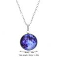 thumbnail image 2 of WRITWAA 10Pcs Costume Jewelry For Women Necklace Moon Pattern Luminous Pendant Charm Sweater Chain Winter, 2 of 8