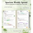 thumbnail image 3 of Planner NOTBOKPA 2026 de piel, tapa dura, semanal, mensual, tamaño A5, 3 of 7