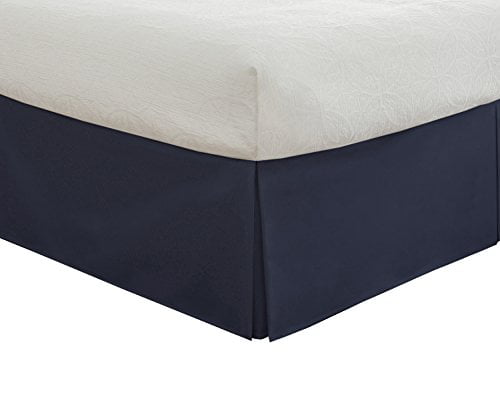 Classic 14 Drop Length Lux Hotel Bedding Tailored Bed Skirt Pleated Styling... 