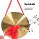 thumbnail image 3 of unbranded 1Jgo Instrumento De Percusión Gong Chino Dorado Con Para Presentaciones Y Orquestas, 3 of 6