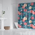 thumbnail image 2 of Pioneer Flower Floral Print Pattern Shower Curtain 72"x84" ,Bathroom Decorative Shower Curtains Set with 12 Hooks,Modern Waterproof Washable Shower Curtain, 2 of 6