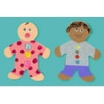 thumbnail image 4 of People Paper Cut Outs - Culturally Diverse Family - 2inMiniCardstock per 1 Pack of 5, 4 of 7