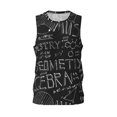 thumbnail image 2 of Easygdp Black Scientific Men's Mesh Basketball Jersey Quick Drying Sleeveless Shirts Fitted Muscle Tank Tops Sport Round Neck T-Shirt - X-Large, 2 of 9