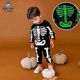 thumbnail image 2 of Halloween Kids Pajamas Set Glow in The Dark 2-Piece Boys Girls Pajama Set Fall Winter, 2 of 5